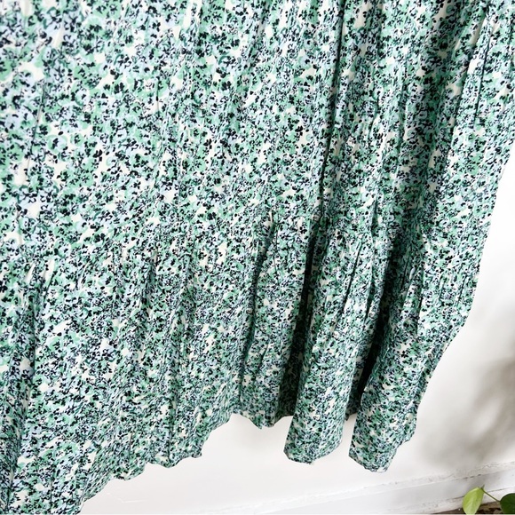 Ellos Floral Tiered Cotton Midi Dress size 3X - Picture 4 of 8